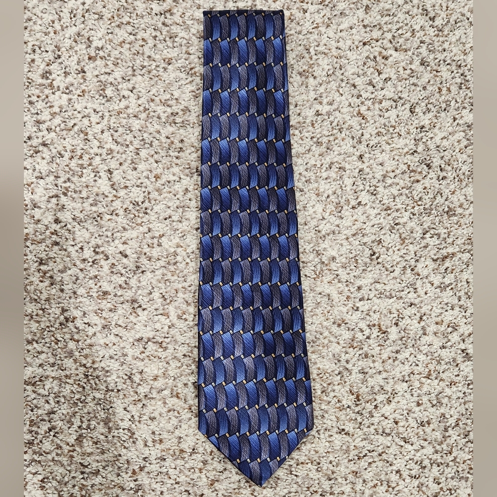 Stafford Mens Blue Tie NWOT
